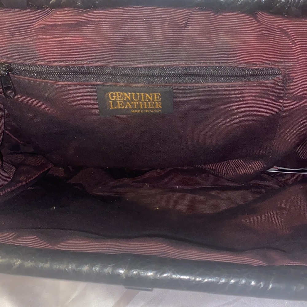 Vintage Genuine Leather Top Handle Doctor Bag - Picture 3 of 5